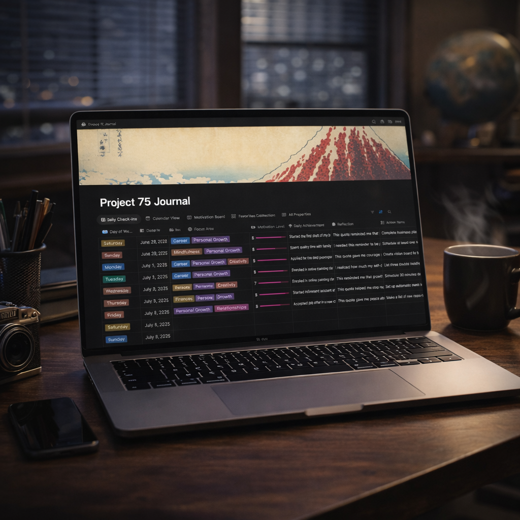 P-75 Motivation Journal.